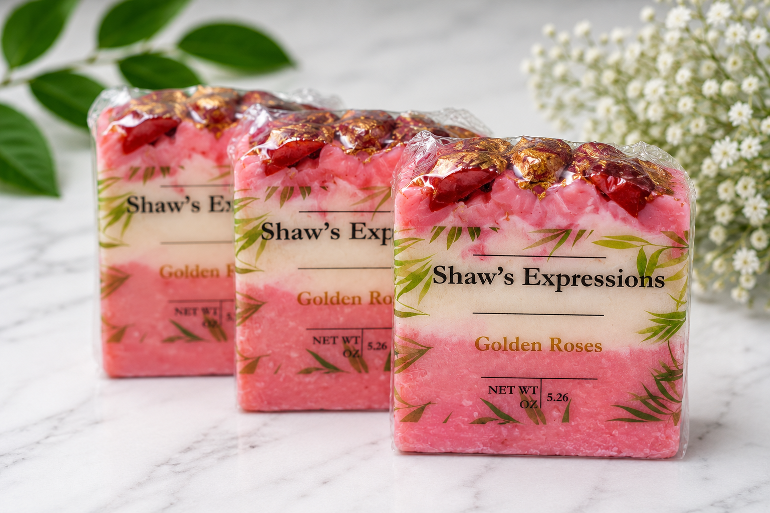 Golden Roses soap